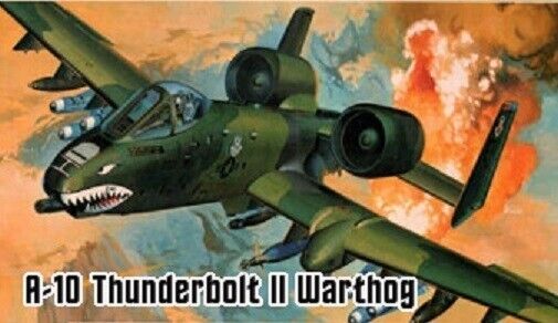 Fairchild Republic A-10 Thunderbolt II Warthog Warplane Magnet