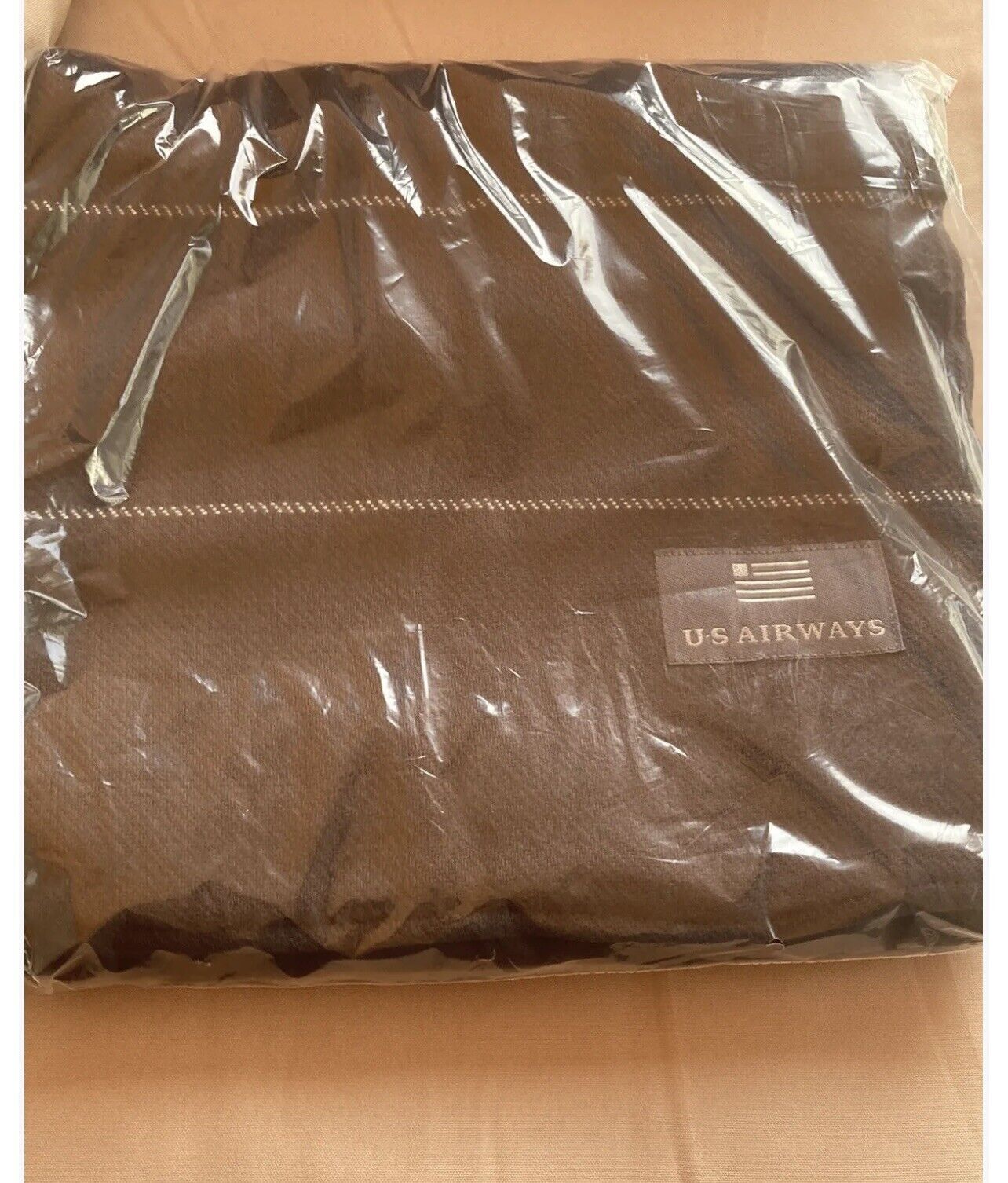 US Airways Blanket in Original Packaging
