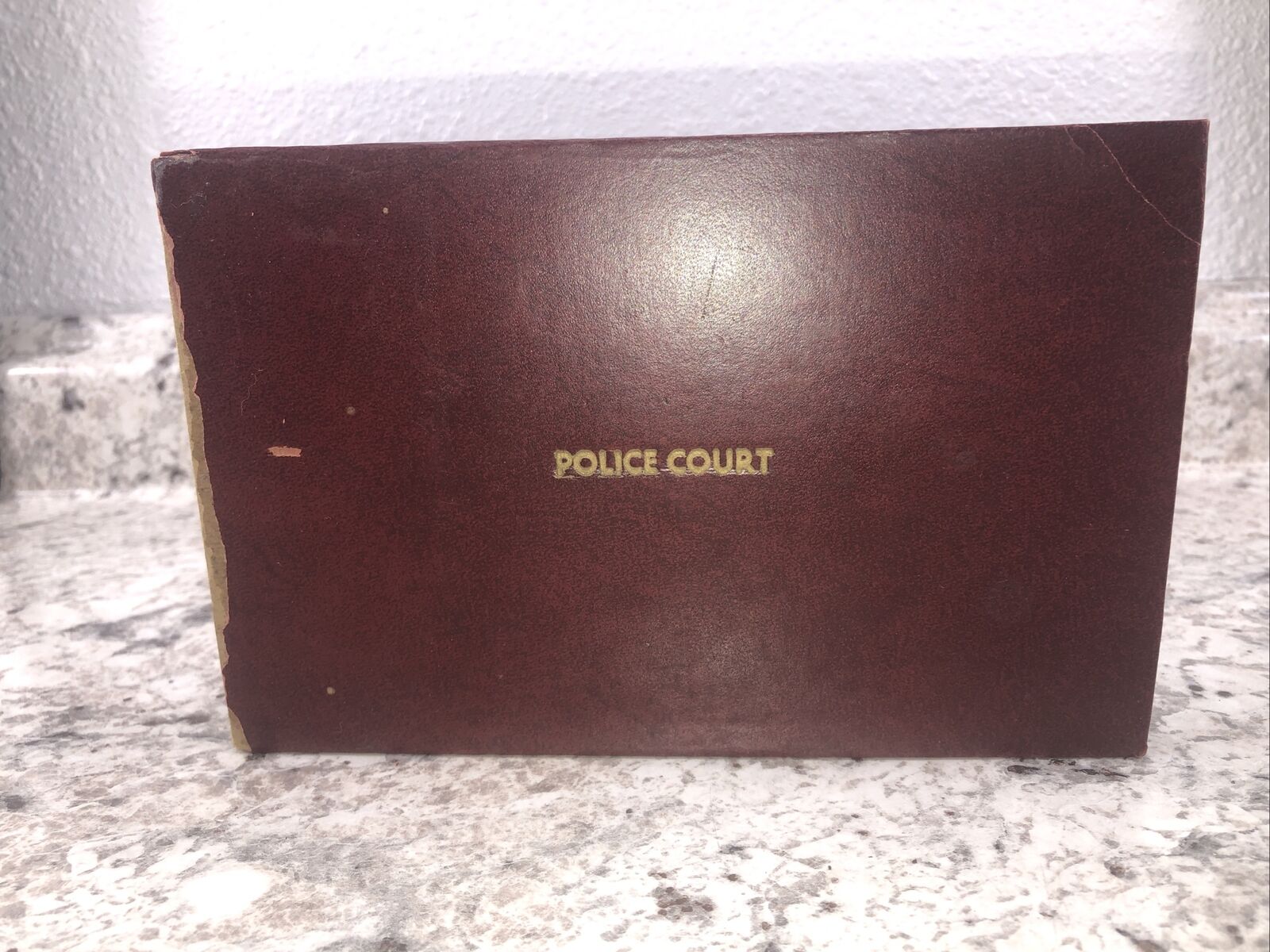 Vintage 1967 Springfield MO Police Court Citation Notebook Pad with Notes