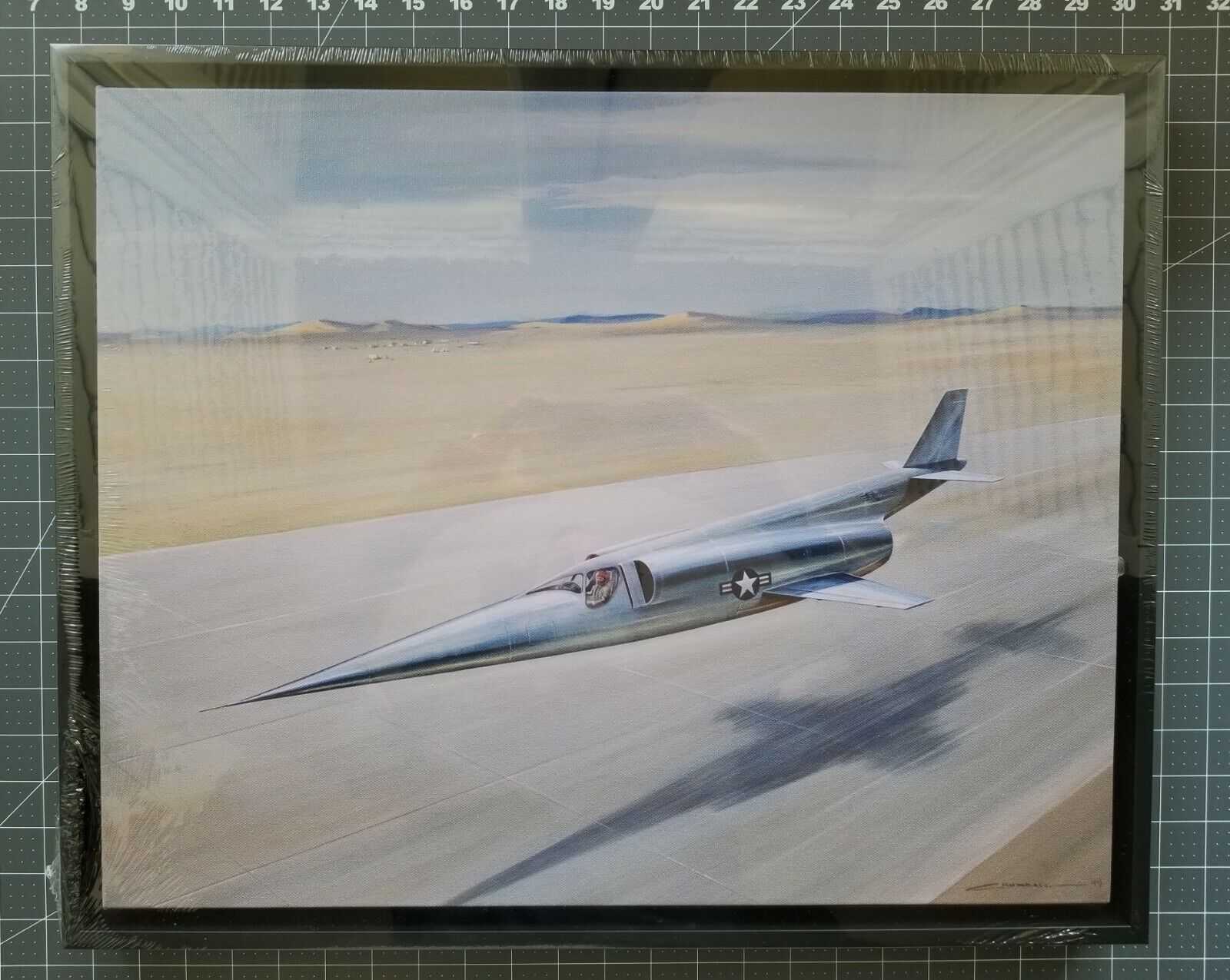 Douglas Aircraft X-3 Stiletto Edwards Flight Test Framed Canvas Print 18\