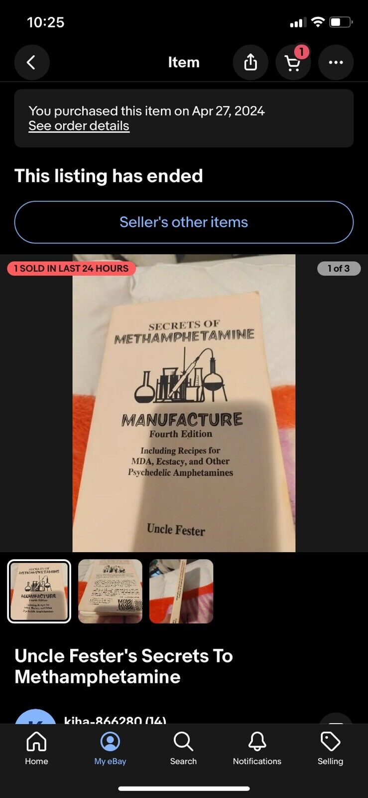 Uncle Fester's Secrets Of Methamphetamine  Manufacture Fourth Edition Loompanics