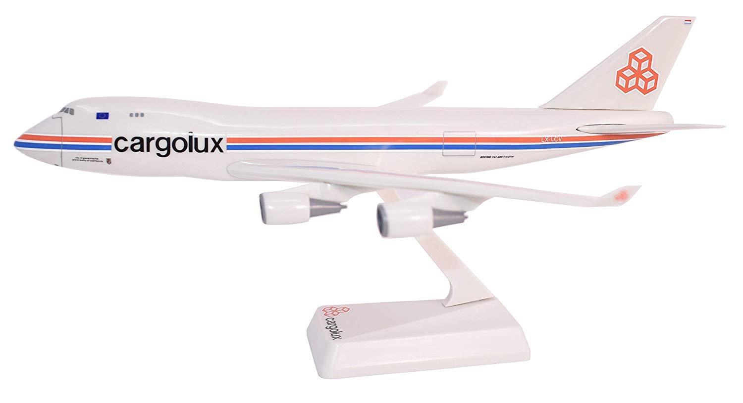 Flight Miniatures Cargolux Boeing 747-400F Desk Top Display 1/250 Model Airplane