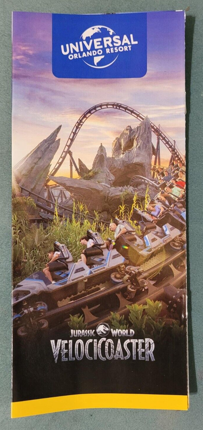 NEWEST LE Collectible 2024 Universal Orlando resort Park Guide Map brochure