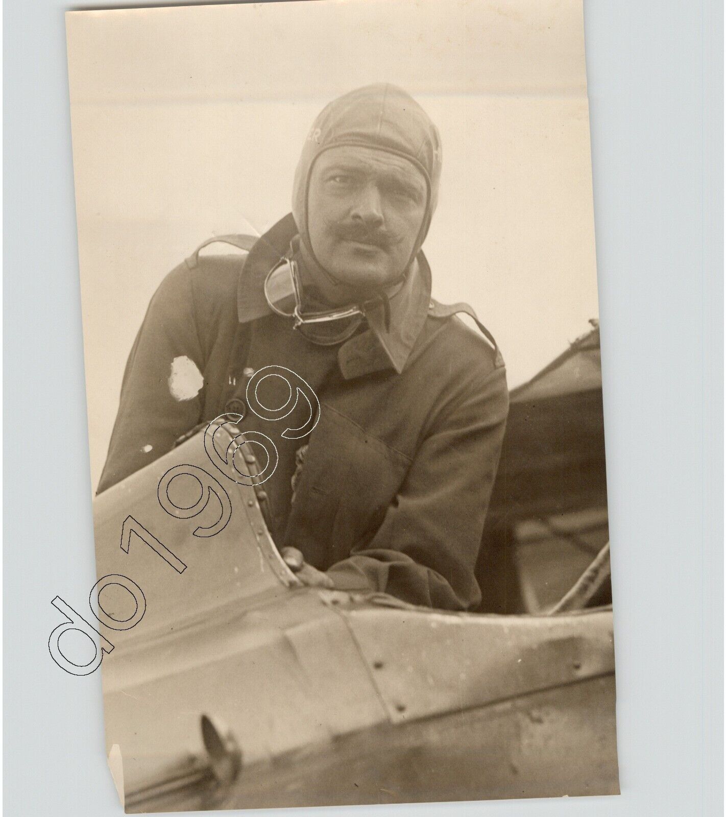 Flying Ace Pilot FRANK O\'DRISCOLL HUNTER US Army AIR FORCE 1910s WW1 Press Photo