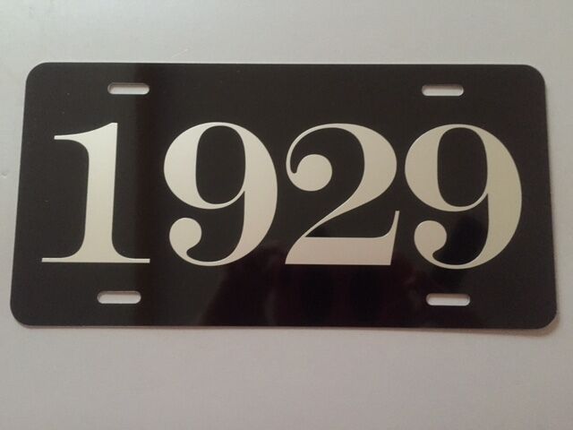1929 YEAR METAL LICENSE PLATE FITS CHEVY FORD CHRYSLER BUICK DODGE PONTIAC NASH