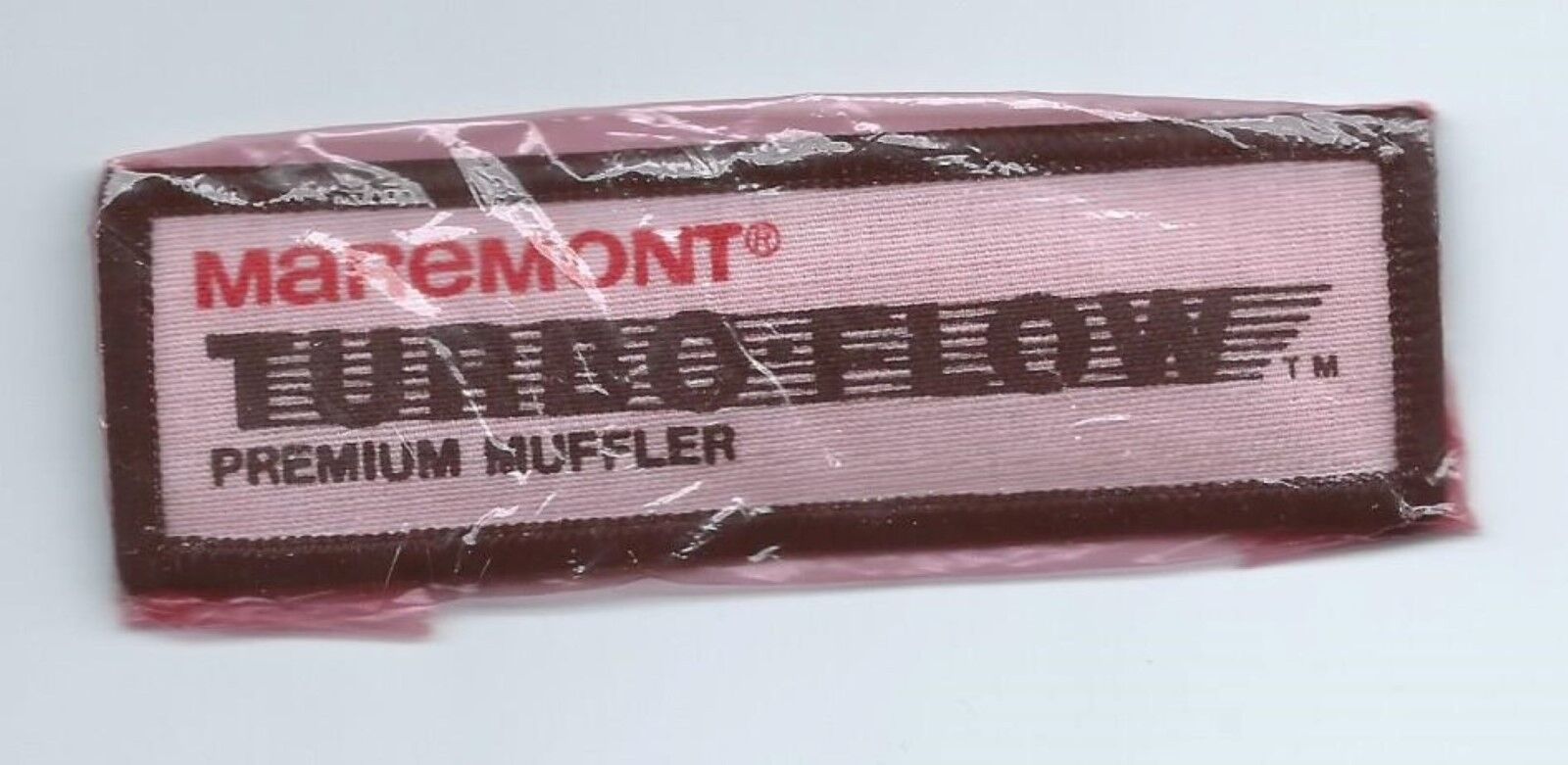 Maremont Turbo flow premium muffler advertising patch 1-1/4 X 4