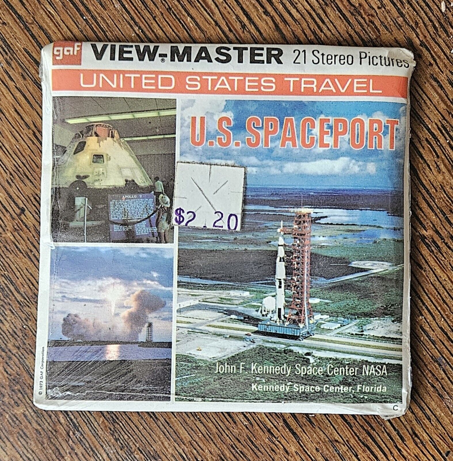 VINTAGE 1973 US SPACEPORT VIEW MASTER REEL SET