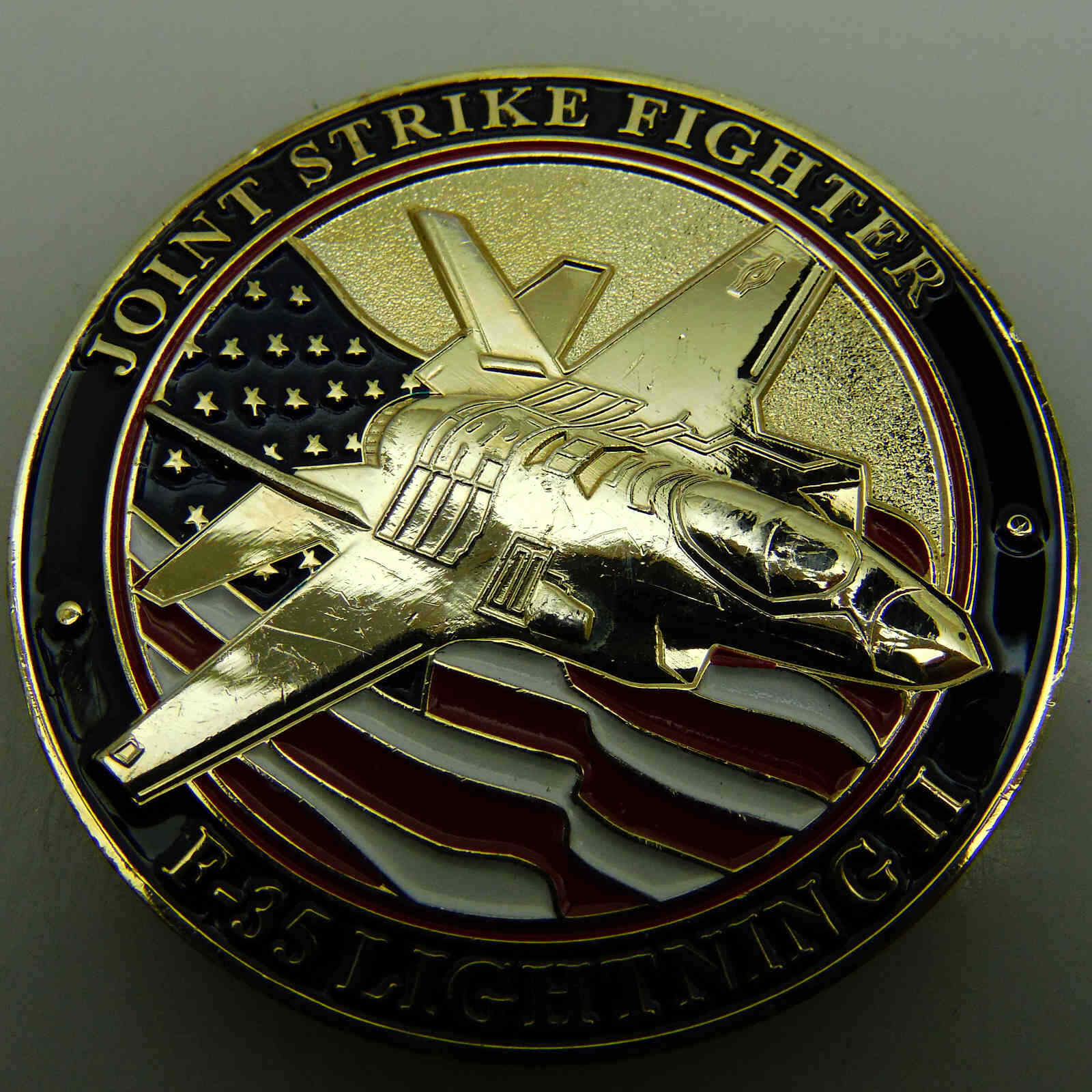 JOINT STRIKE FIGHTER F-35 LIGHTNING II CHALLENGE COIN
