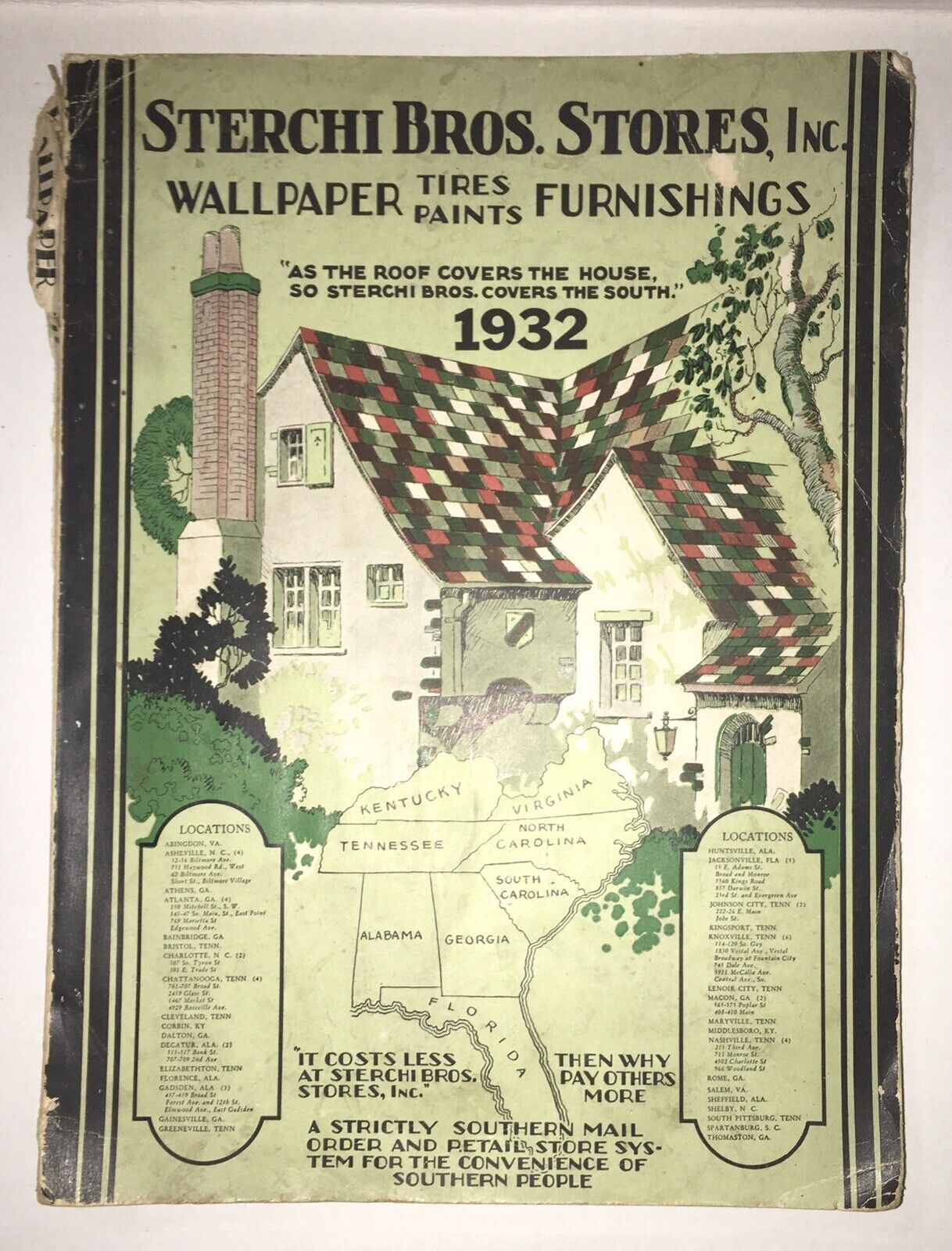 Rare Vintage 1932 STERCHI BROS Wallpaper Catalog Actual Samples ART DECO PAINT