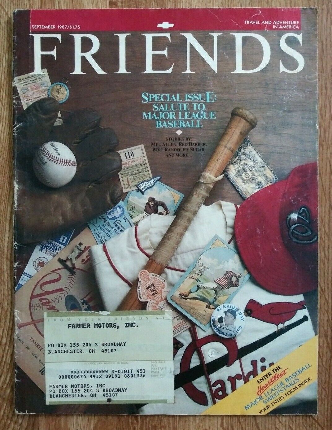 FRIENDS Special Issue: Salute to Major League Baseball 1987 