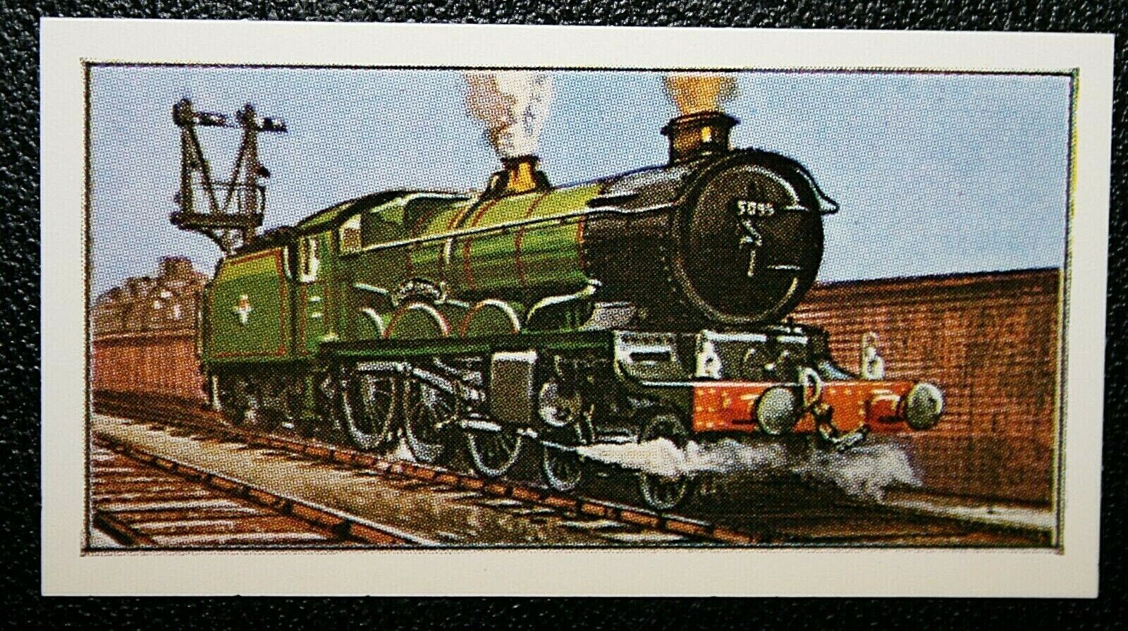 CASTLE Class  Ex GWR Steam Locomotive   Illustrated Card  CD21