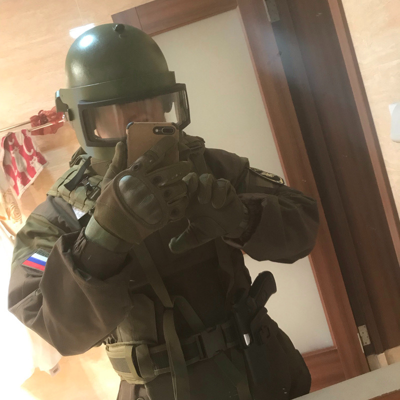 Replica GREEN Drab EVI Russian Special Force K6-3 Helmet FSB MVD SPETSNAZ pubg
