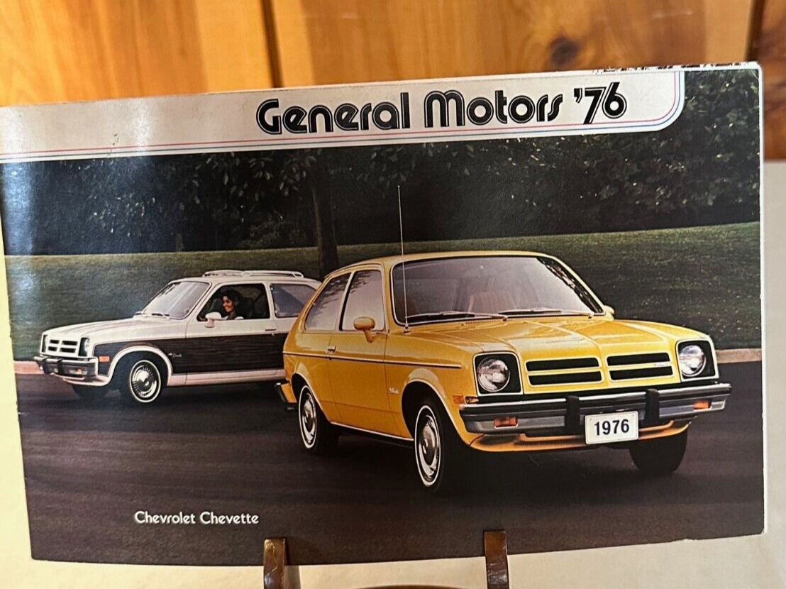 General Motors Chevrolet Olds Buick Pontiac Vintage 1976 Vehicle Lineup Brochure