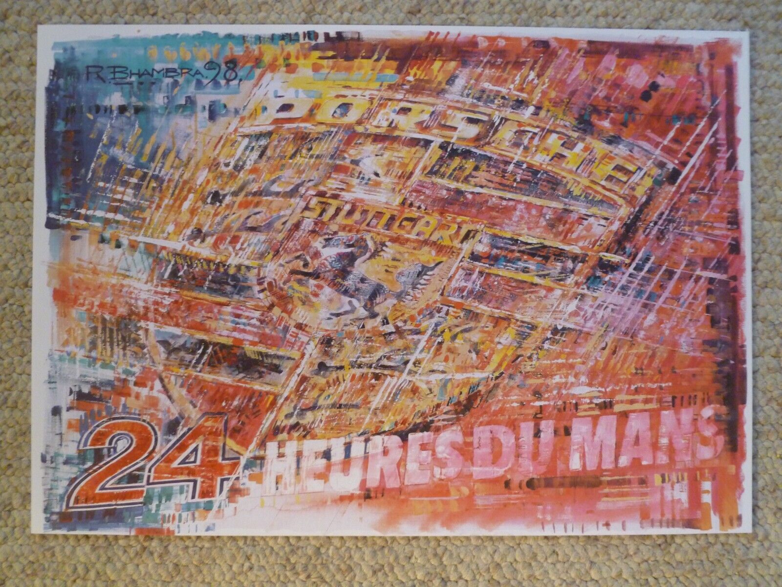 Porsche Le Mans Historic Poster Series - Porsche Crest Poster - RARE Awesome