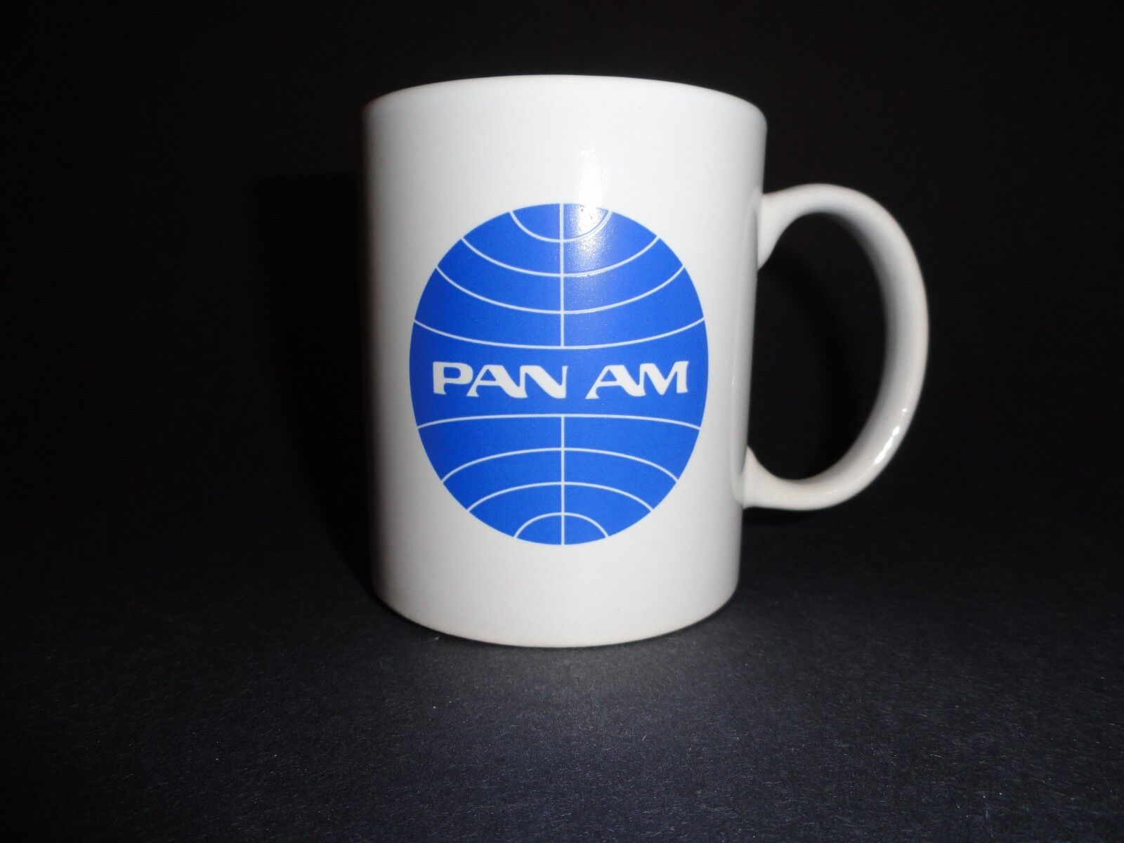 Pan Am Coffee Cup Mug Vintage Logo American A&P Jet Pilot Aircraft Airways Plane