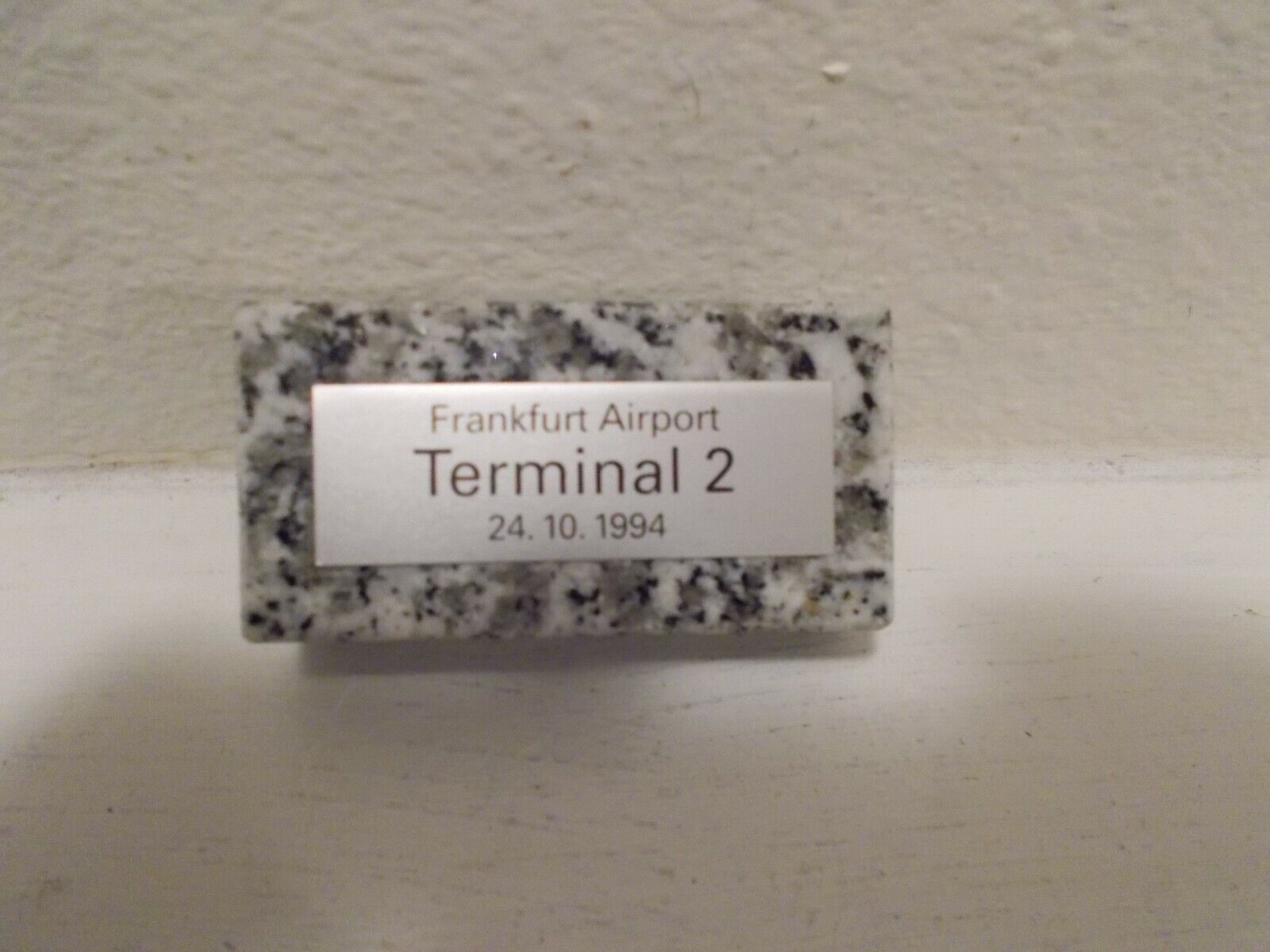 Frankfurt Airport Terminal 2 (24. 10. 1994) Marble Brick