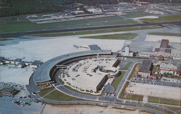 Birmingham Airport,AL Teich Jefferson,Shelby County Alabama Chrome Postcard