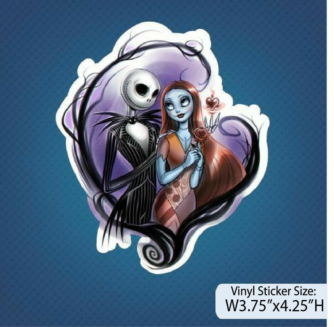 Nightmare Before Christmas / Jack and Sally / Version A / Decal / Sticker