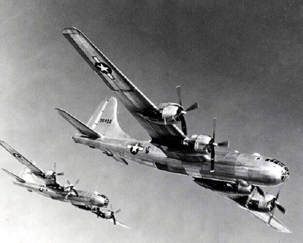 Boeing B-29 Superfortress Bombers in flight 8x10 WWII World War 2 Photo 707a