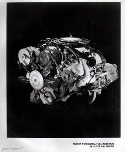 Original Auto Press Photo; 1982 HT 4100, 4.1 Liter V-8