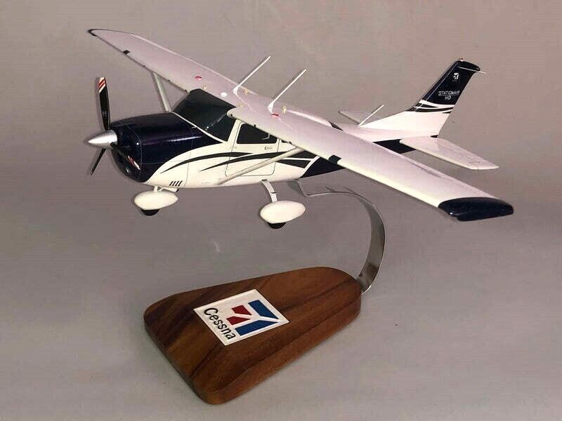 Cessna 206 Stationair Private Plane Desk Top Display 1/24 Model SC Airplane New