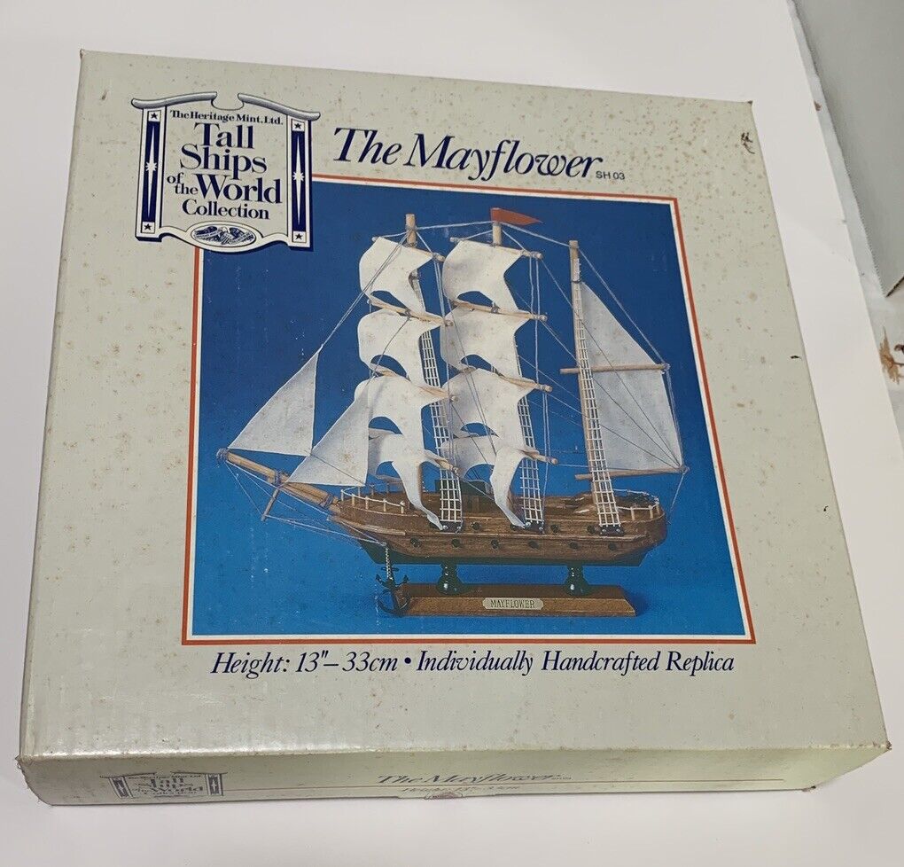Tall Ships of The World Collection Mayflower , The Heritage Mint LTD. 13”
