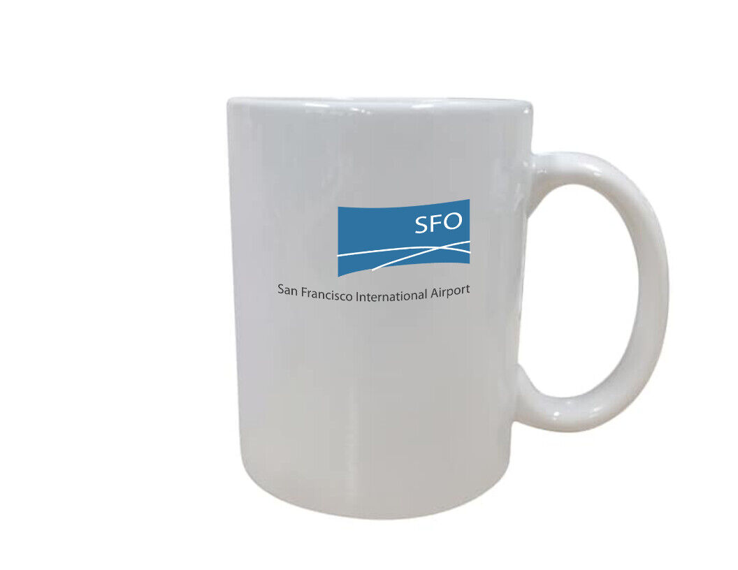  San Francisco International Airport SFO Logo Souvenir Coffee Mug Tea Cup 