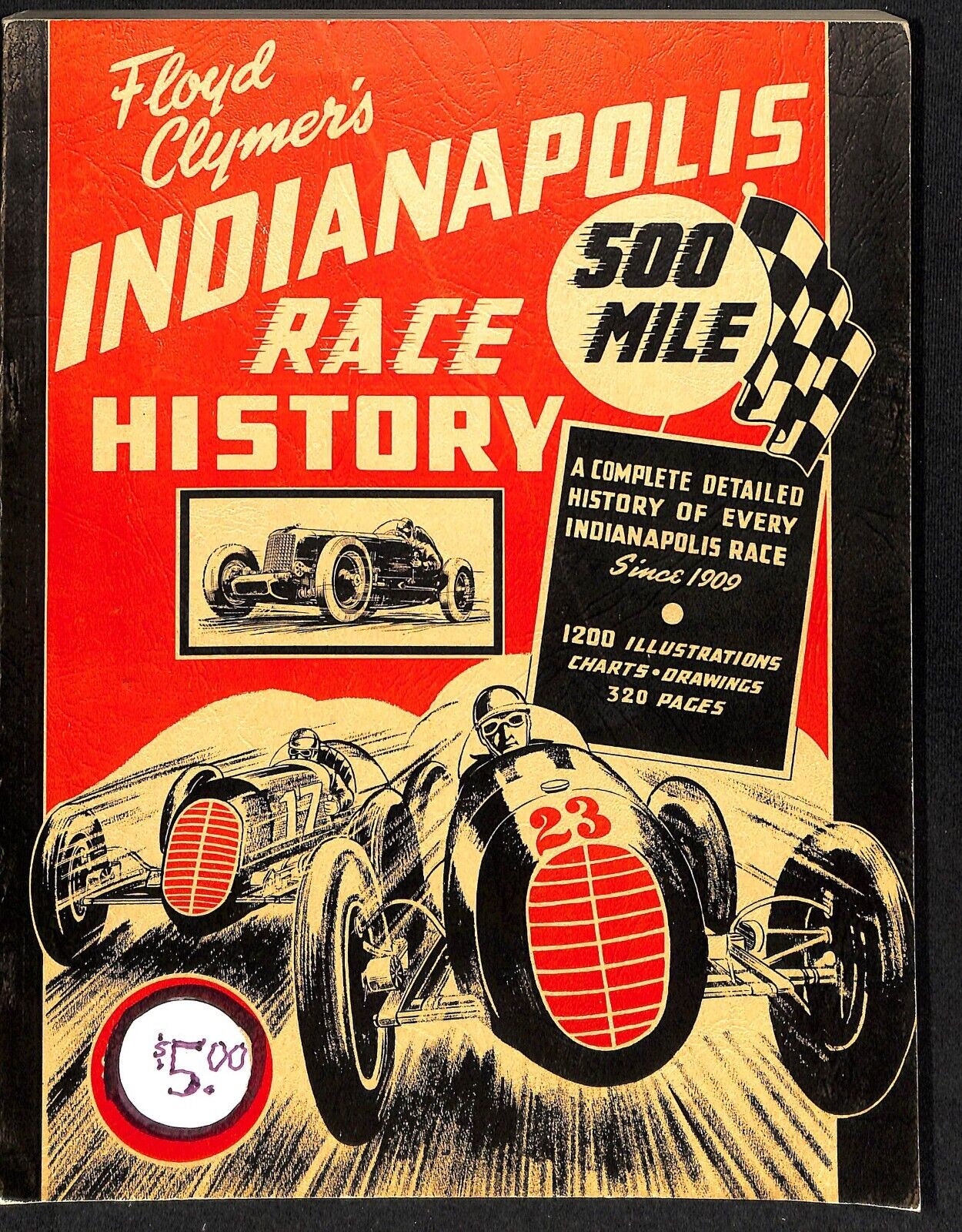 1946 Indy 500 Floyd Clymer's Indianapolis 1909-1941 Race History IMS 320pp. VGC