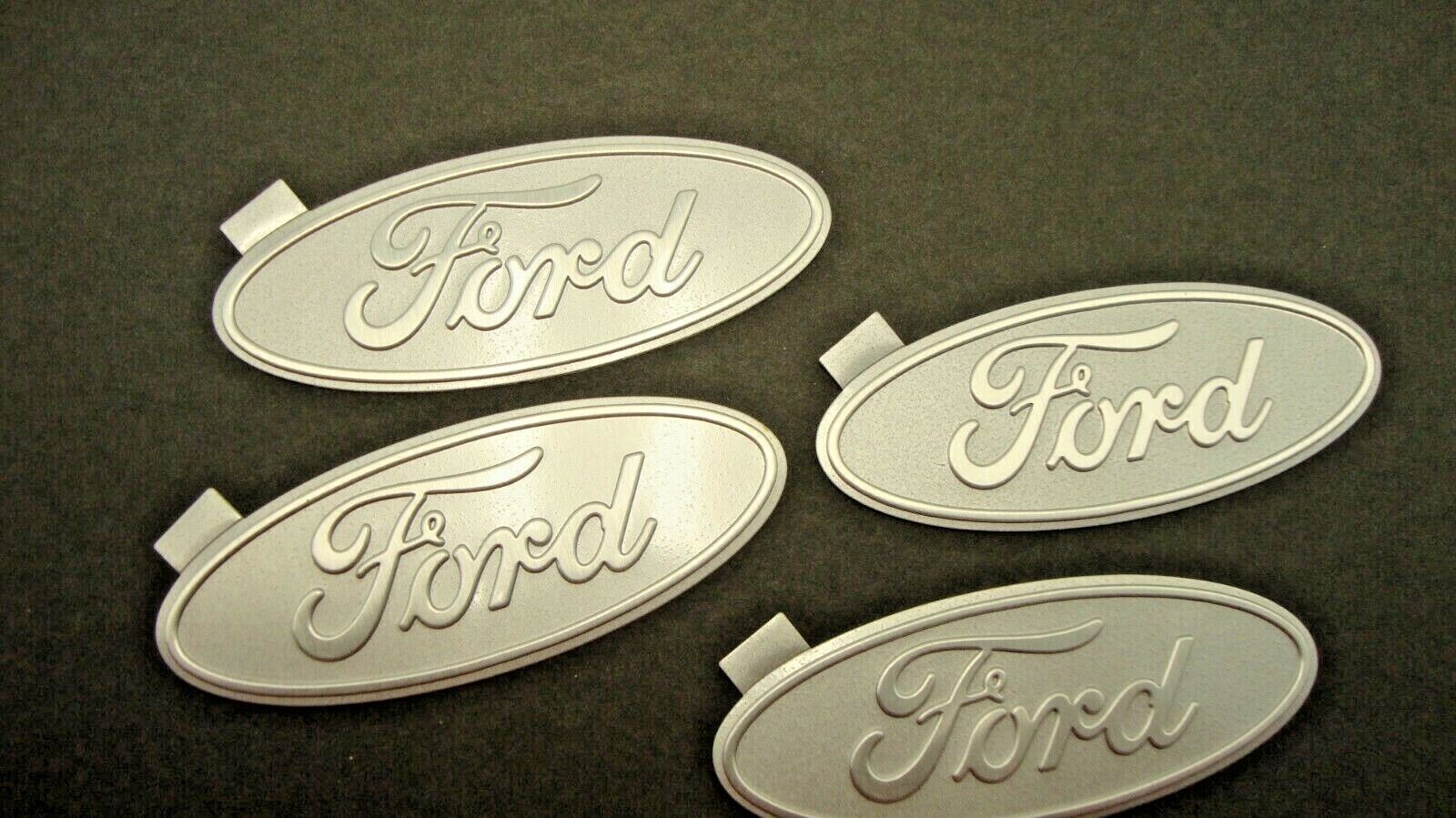 Lot of 4 Ford Aluminum stickers 4