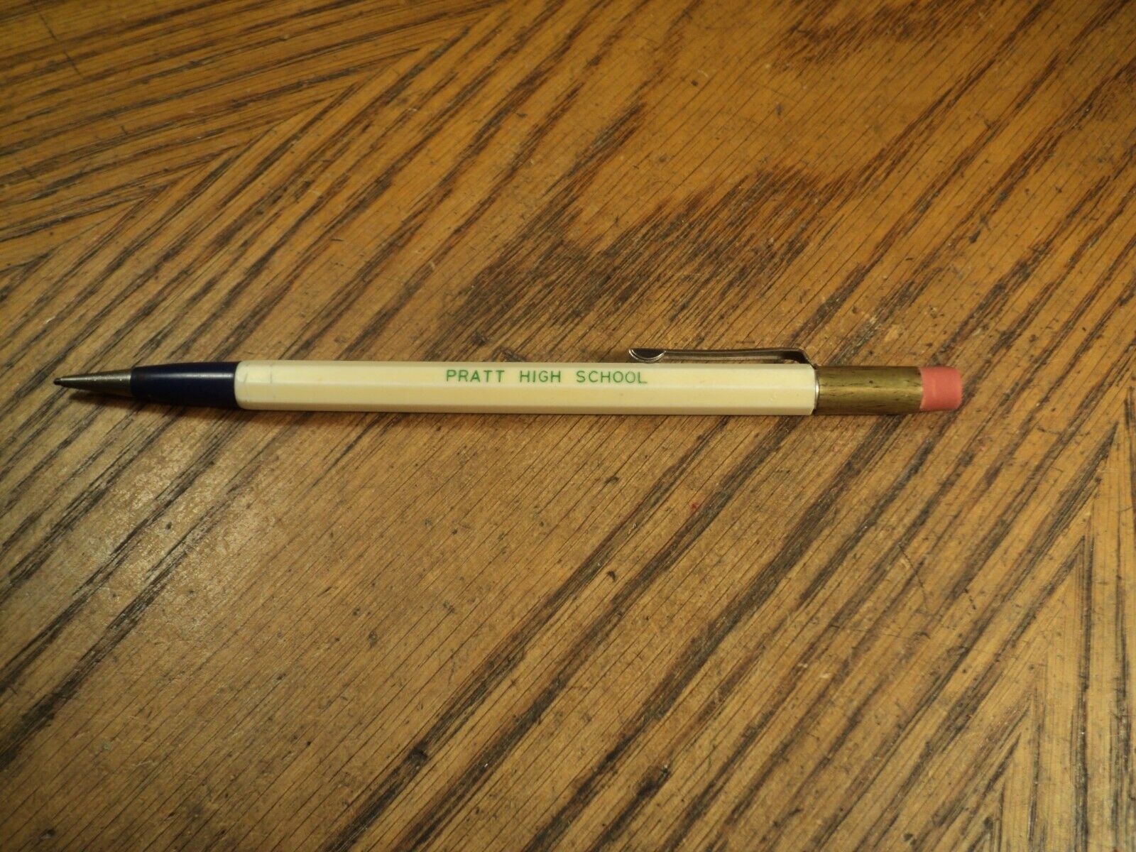 Vintage Durolite Mechanical Pencil     Pratt High School    5-5/8\