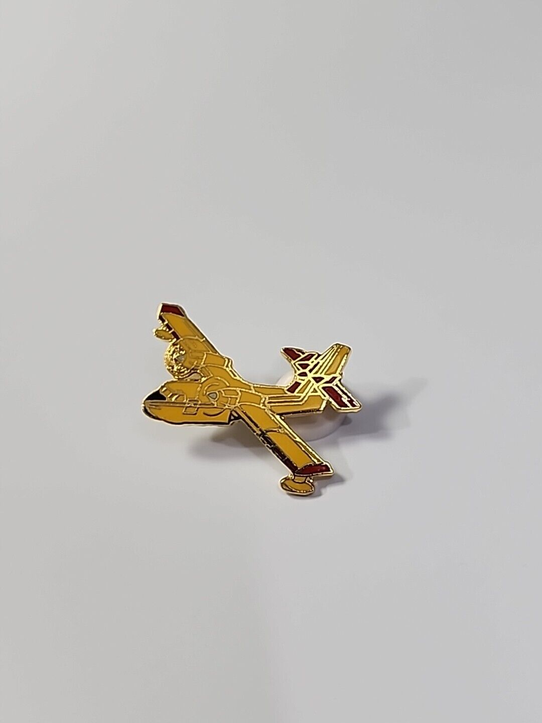 Canadair CL-215 Superscooper Lapel Pin Bombardier 415 Aerial Firefighting Plane