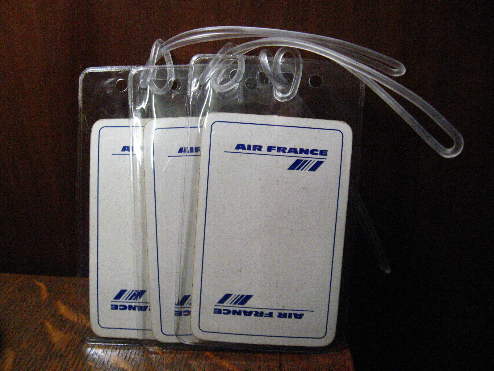 Air France Airlines Vintage Playing Cards Luggage Tags - Set (3) AF Air Lines