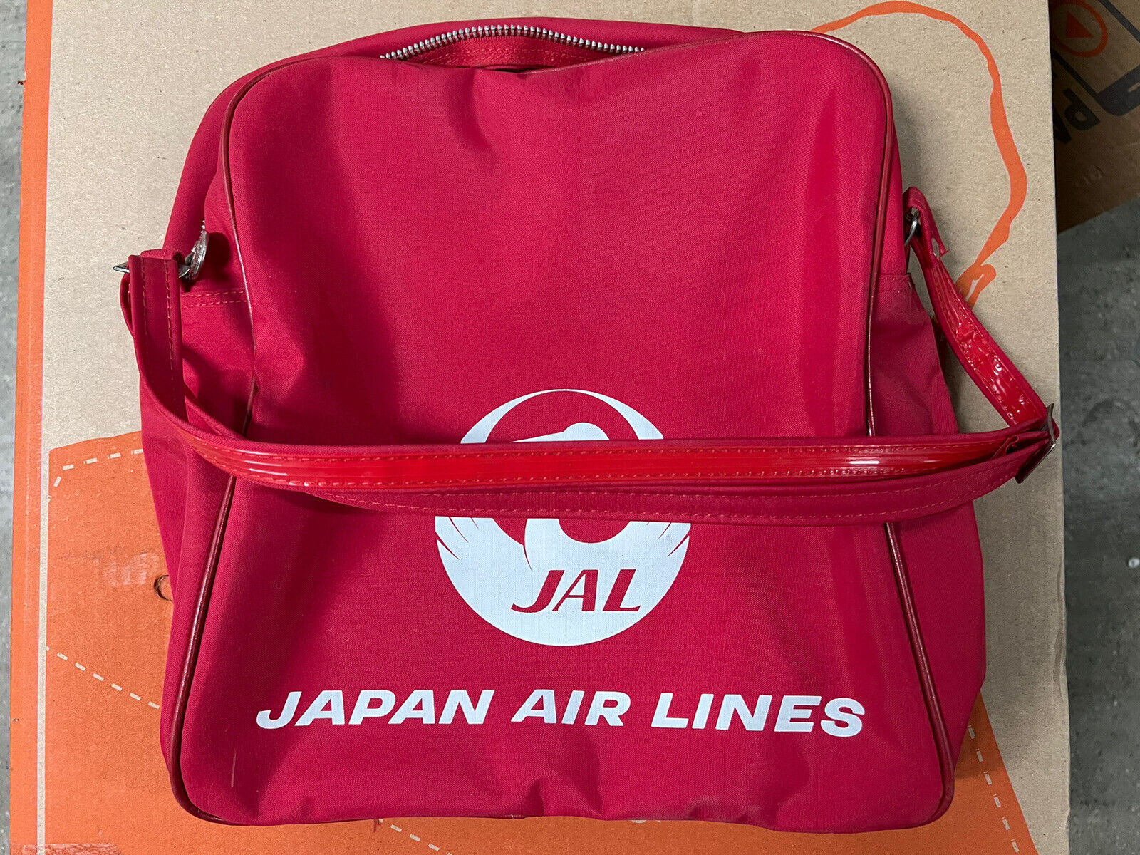 Vintage JAL Japan Airlines Friendship Tours to China Carry On Bag