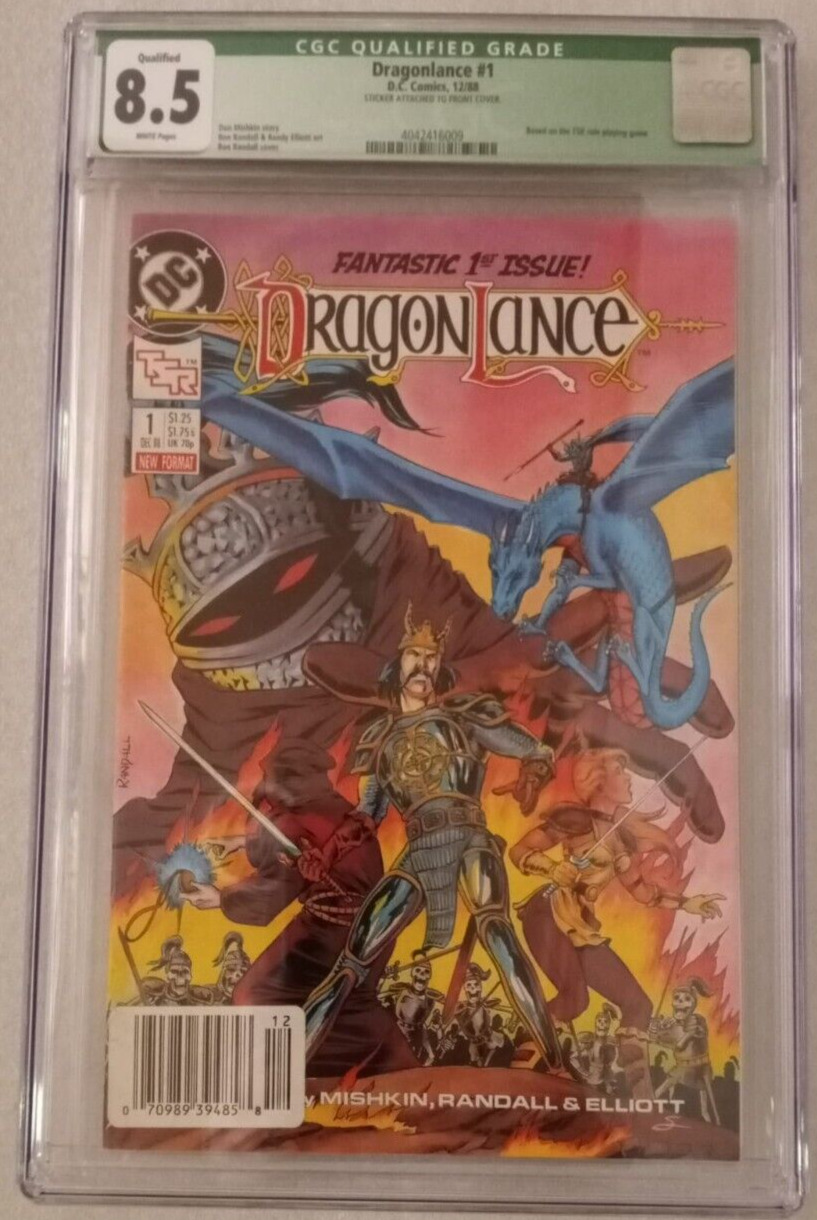 Dragonlance #1 CGC 8.5 White Pages TSR D&D AD&D