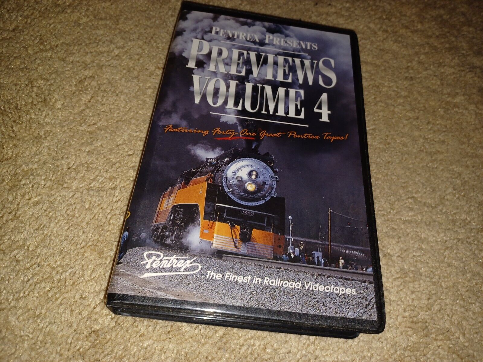 Pentrex Previews Volume 4 - VHS - 1995 Railroad Video - In Clamshell 