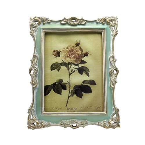 Vintage Picture Frame 6x8 Antique Photo Frame Table Top Display and Wall Hang...