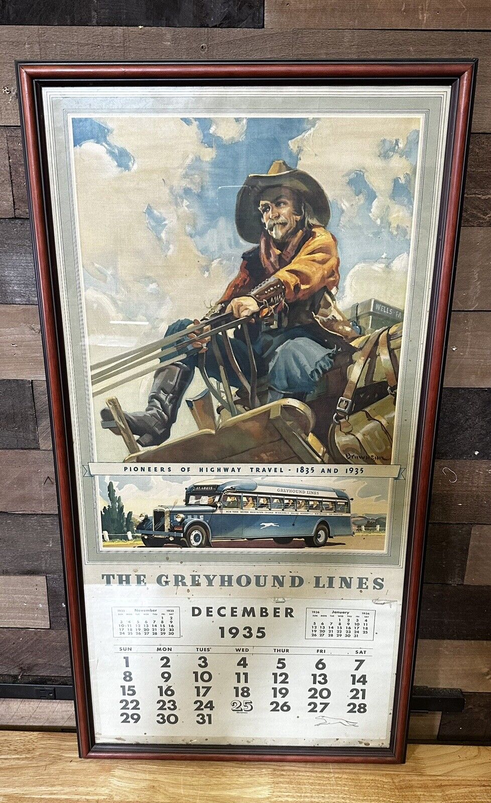 The Greyhound Lines Event Calendar 1935 December