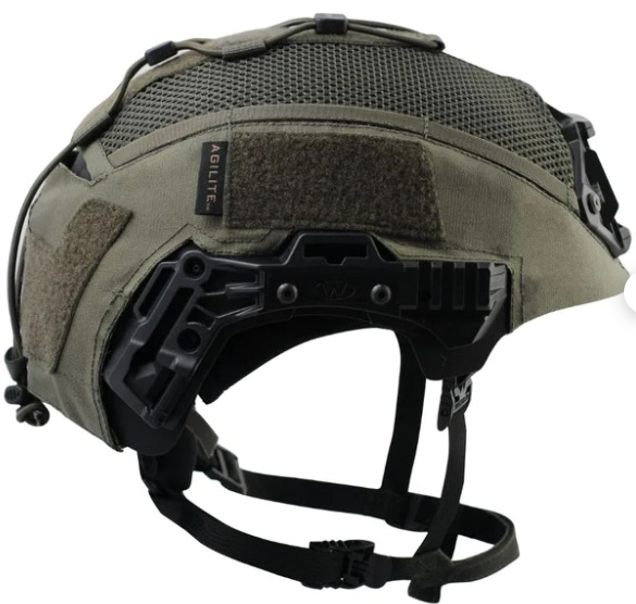 Agilite Team Wendy EXFIL Ballistic/SL Helmet Cover -Size 2 (XL)/ Ranger Green