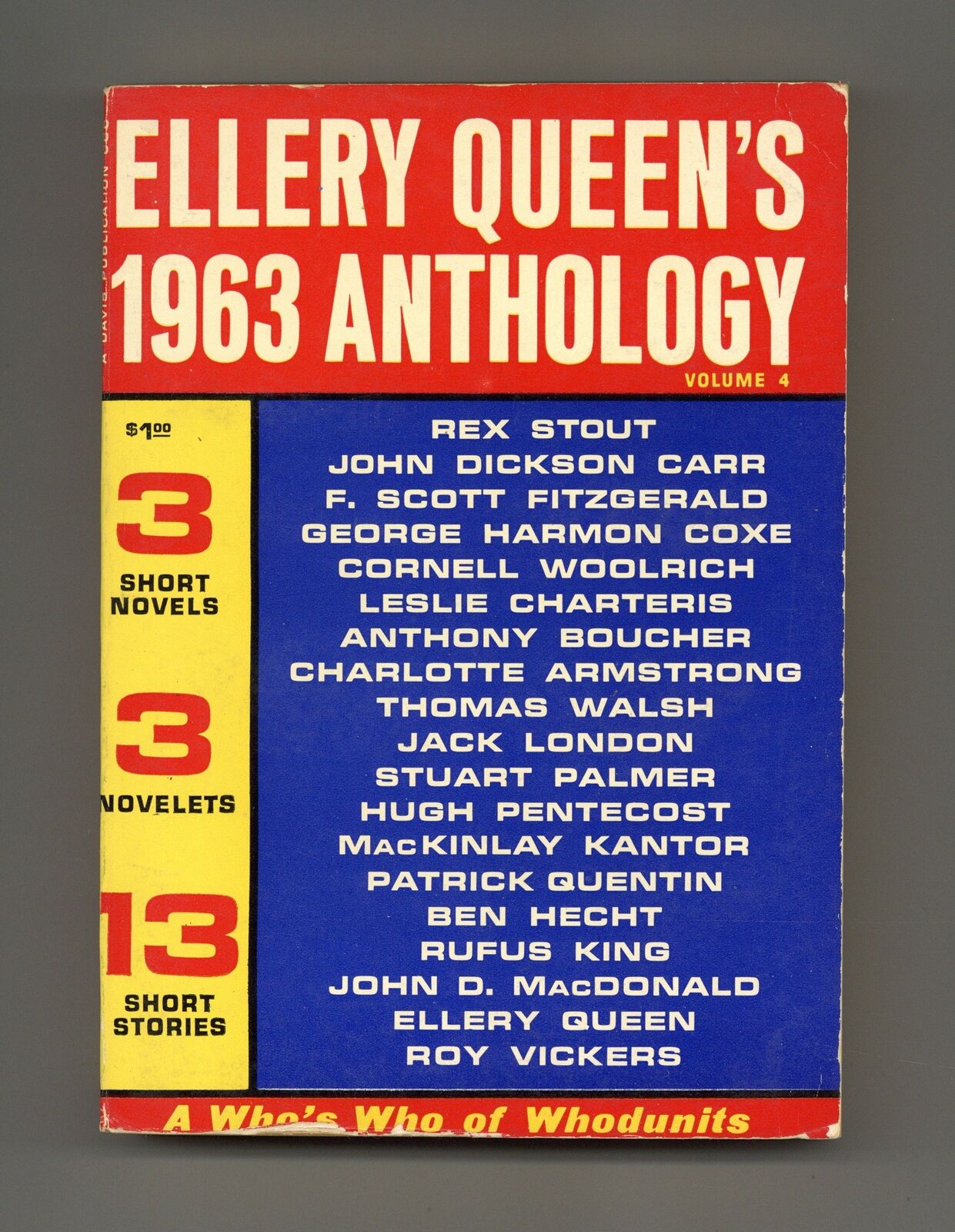 Ellery Queen\'s Anthology #4 FN 1963