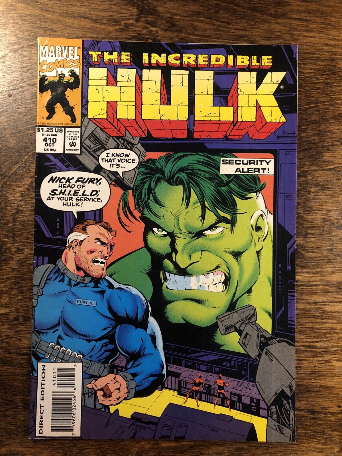 The Incredible Hulk #410 NM Marvel Comics Nick Fury S.H.I.E.L.D Key Issue