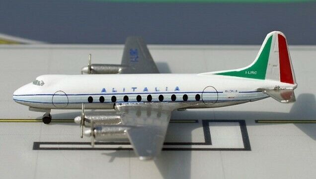 Aeroclassics ACAZA0416 Alitalia Vickers Viscount 700 I-LIRP Diecast 1/400 Model