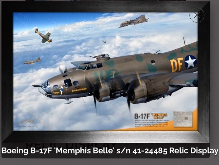 Boeing B-17F ‘Memphis Belle’ S/N 41-24585 Relic Art #8 of 75 Masters Of The Air
