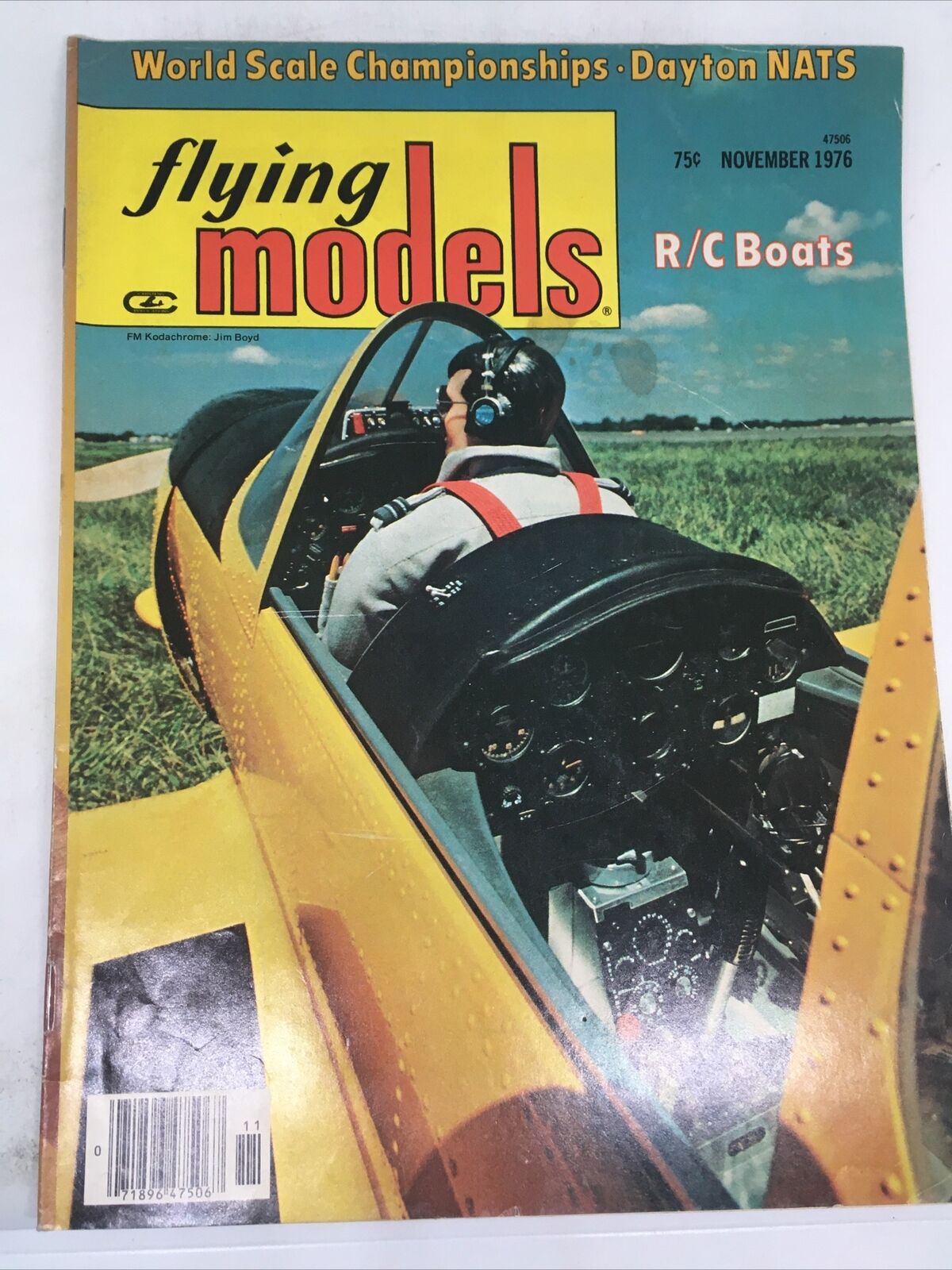 VINTAGE NOVEMBER 1976 FLYING MODELS MAGAZINE R/C BOATS HOBBIES