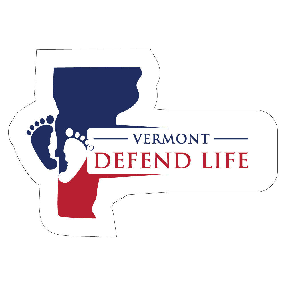 Vermont Sticker Pro-Life Sticker