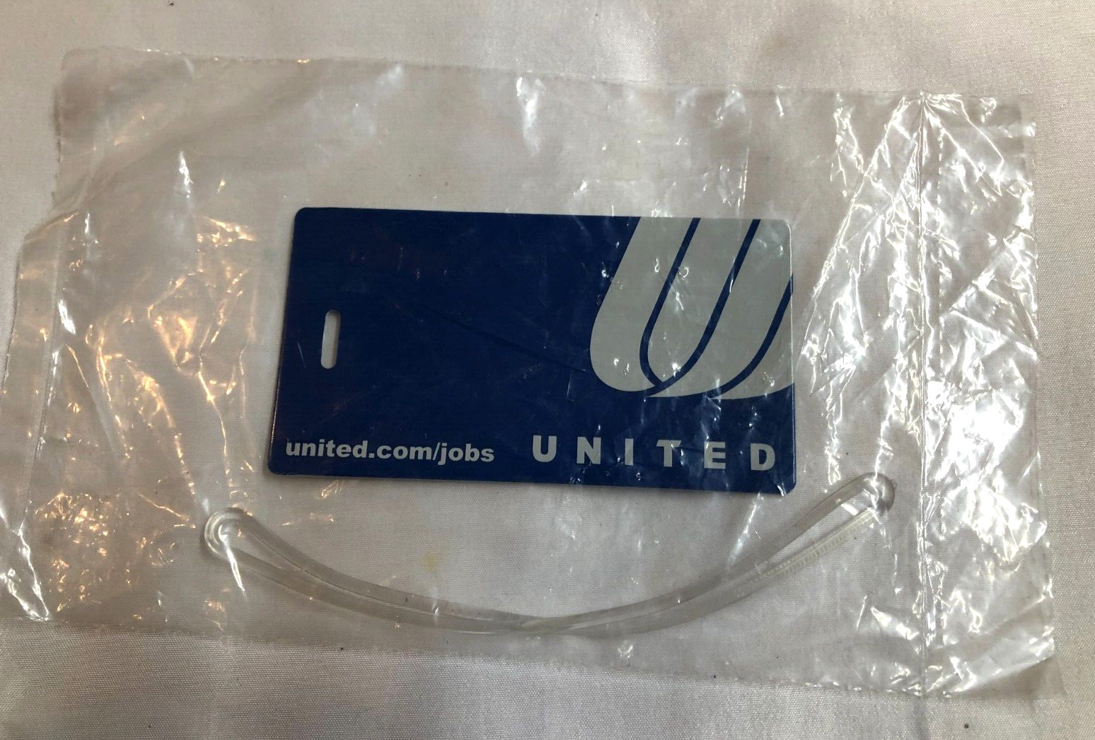 Vintage Legacy United Airlines Luggage Tag - NEW