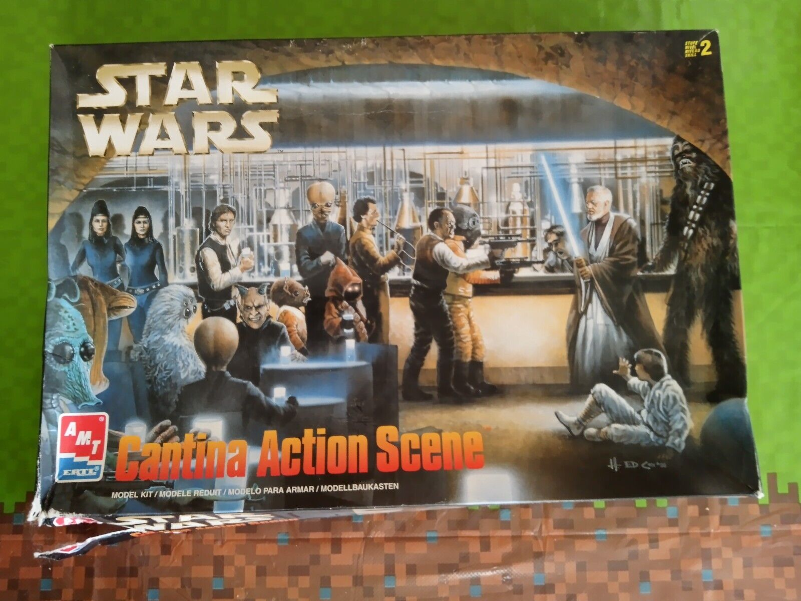 Cantina Action Scene Model Kit Star Wars Vintage 1998 AMT ERTL