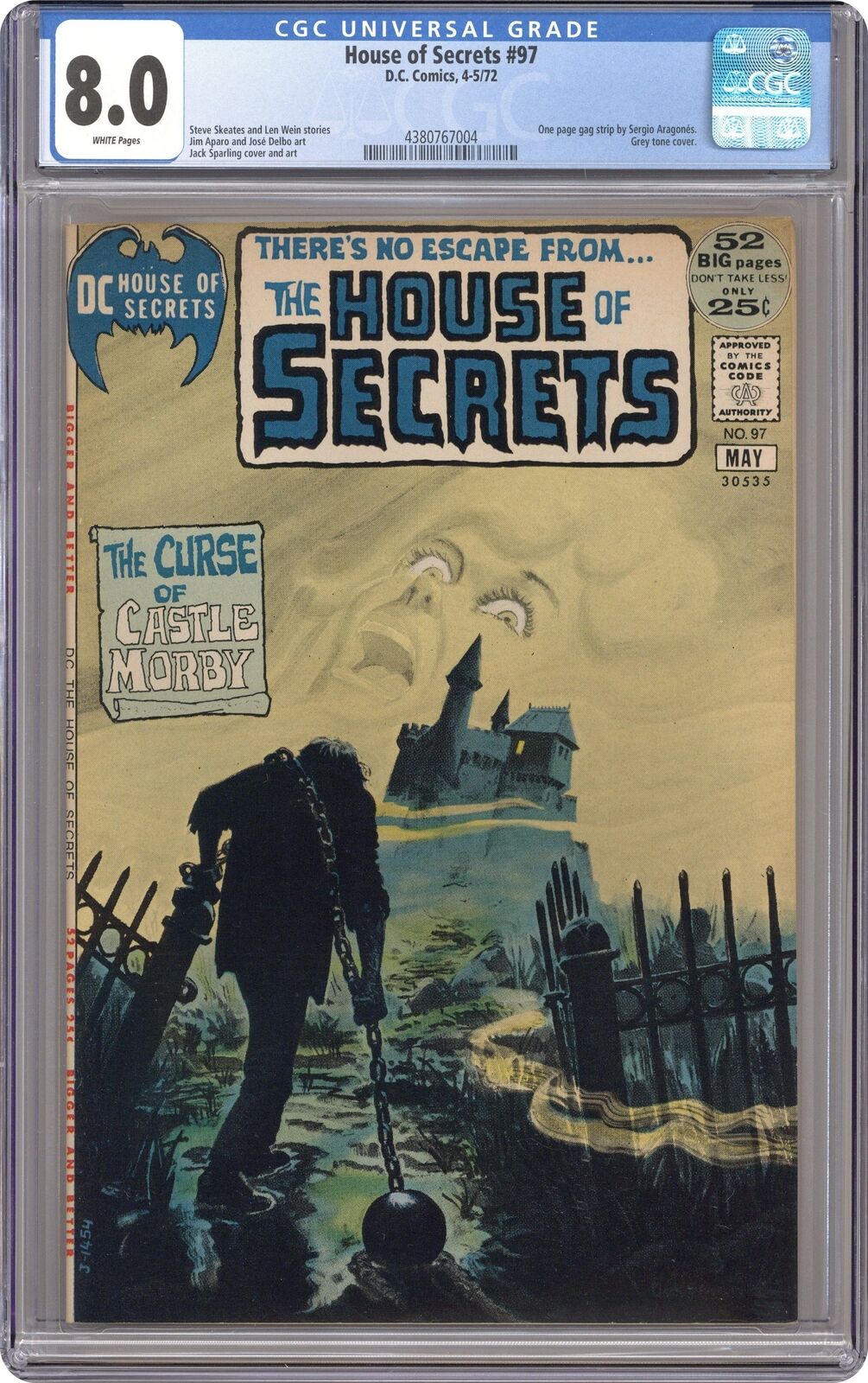 House of Secrets #97 CGC 8.0 1972 4380767004