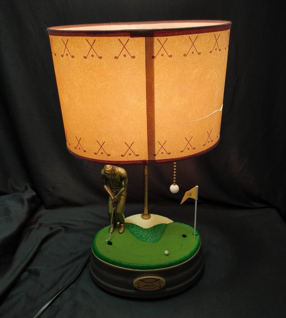 King America Animated Golf Lamp For Birdie (Tested With Issues Read Description)