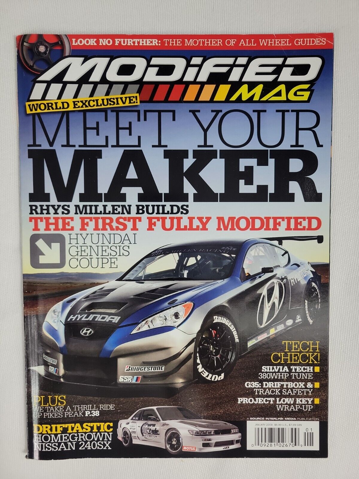 Modified Magazine - January 2009 - Genesis, 240sx, G35