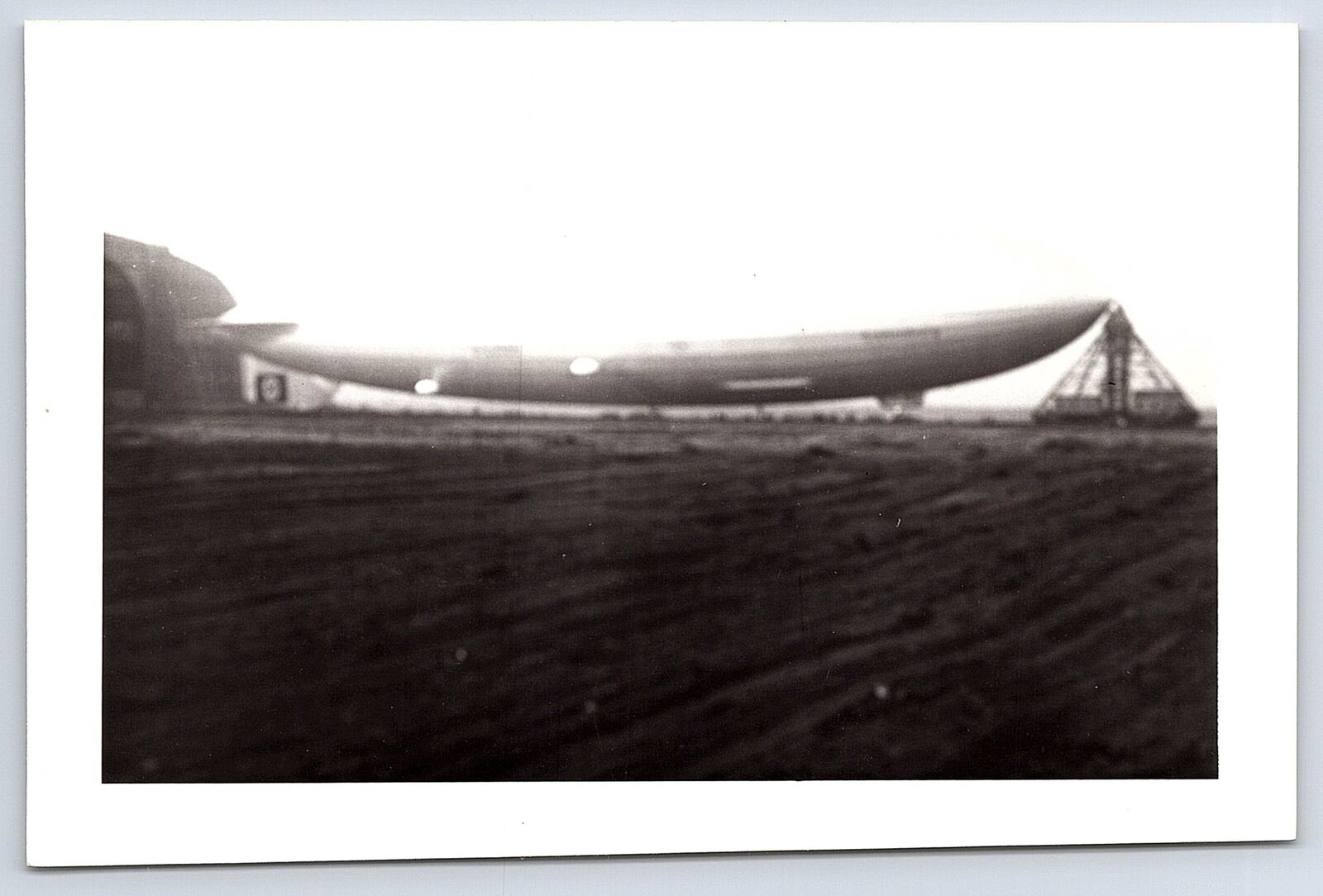 Vintage Postcard German Airship Hindenburg Passenger Before Explode Disaster